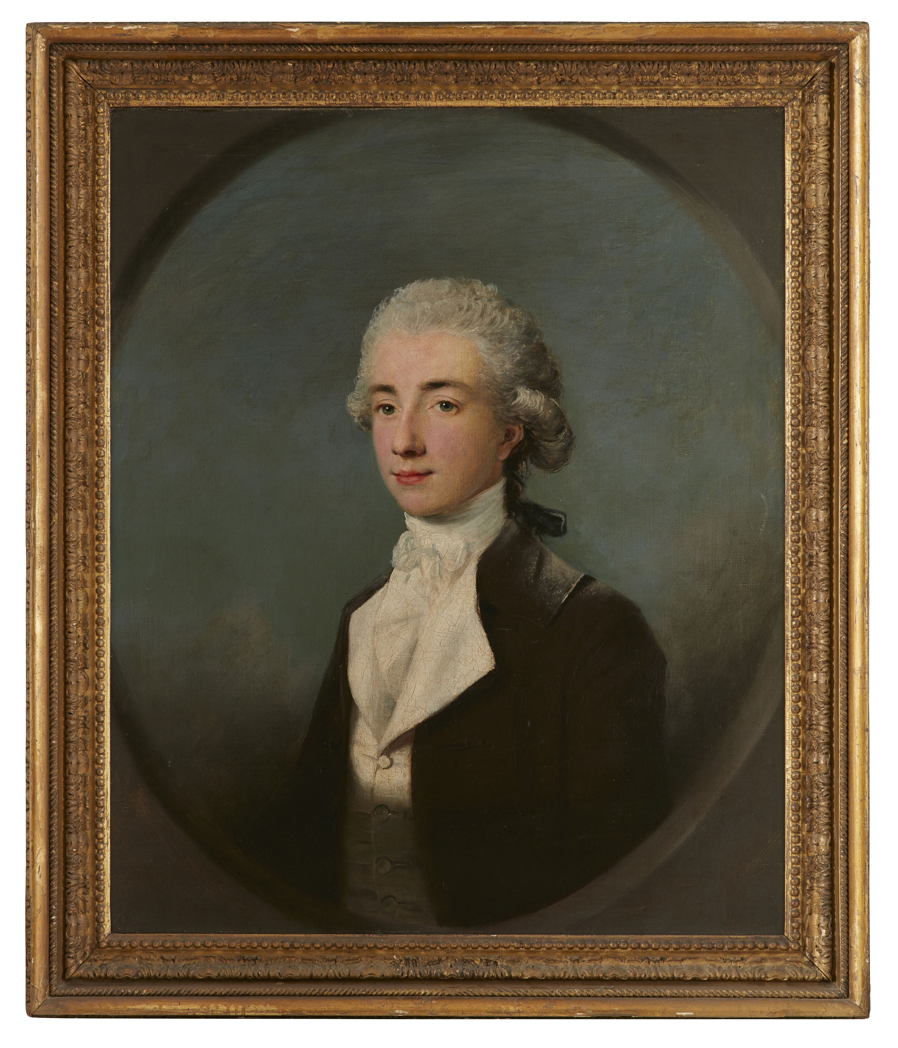 Lemuel Francis Abbott (British 1760-1803) HALF LENGTH PORTRAIT OF WILLIAM WYNDHAM LATER 1ST LORD GRENVILLE   Estimate £4,000-6,000
