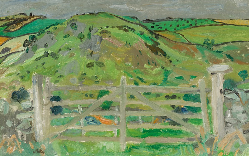 LOT 169 | SIR WILLIAM GEORGE GILLIES C.B.E., L.L.D., R.S.A., P.R.S.W., R.A. (SCOTTISH 1898-1973) | UPLAND, LANGSHAW | Sold for £6,875 incl premium