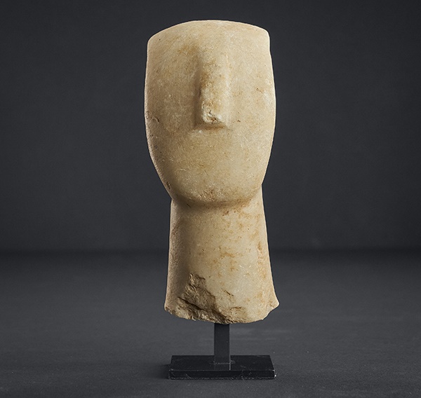 Cycladic Figurine Idol Greek Art Statue Sculpture Museum Copy Cast Marble 13.4΄΄