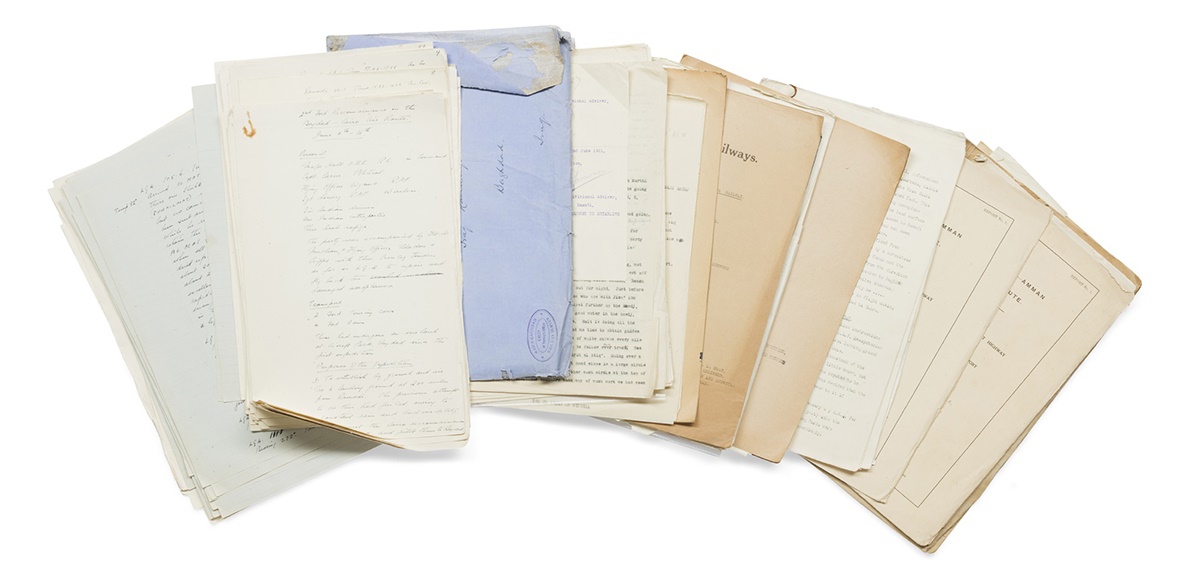 ARCHIVE RELATING TO SURVEYING WORK CONDUCTED BY A. L. HOLT FOR THE CAIRO-BAGHDAD AIR ROUTE, 1921