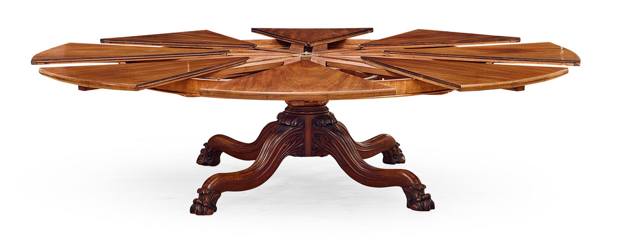 WILLIAM IV MAHOGANY 'JUPE'S PATENT' EXTENDING DINING TABLE, BY JOHNSTONE, JUPE & CO. CIRCA 1835-40 | £100,000 - £150,000 + fees