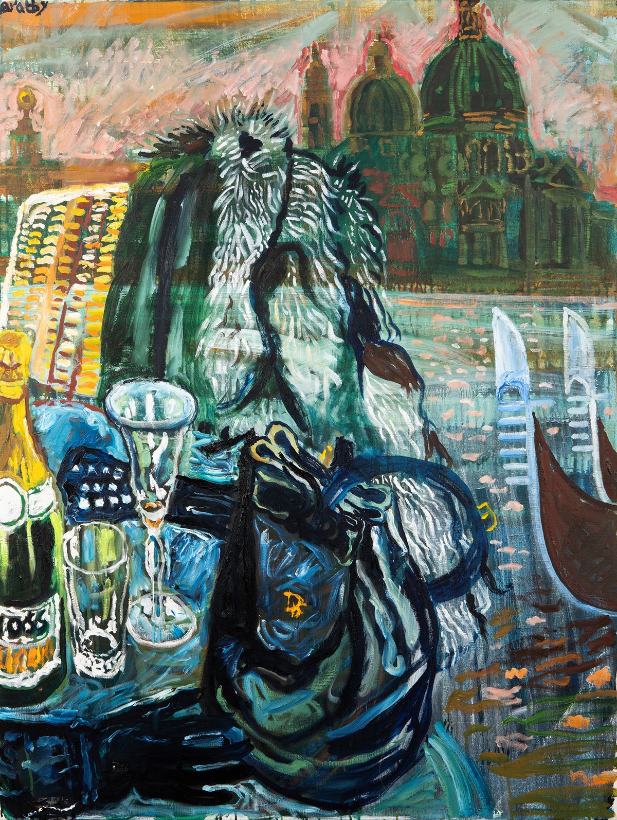 LOT 149 | § JOHN BRATBY (BRITISH 1928-1992) | FROM THE TERRACE, GRITTI PALACE, VENICE | £3,000 - £4,000 + fees