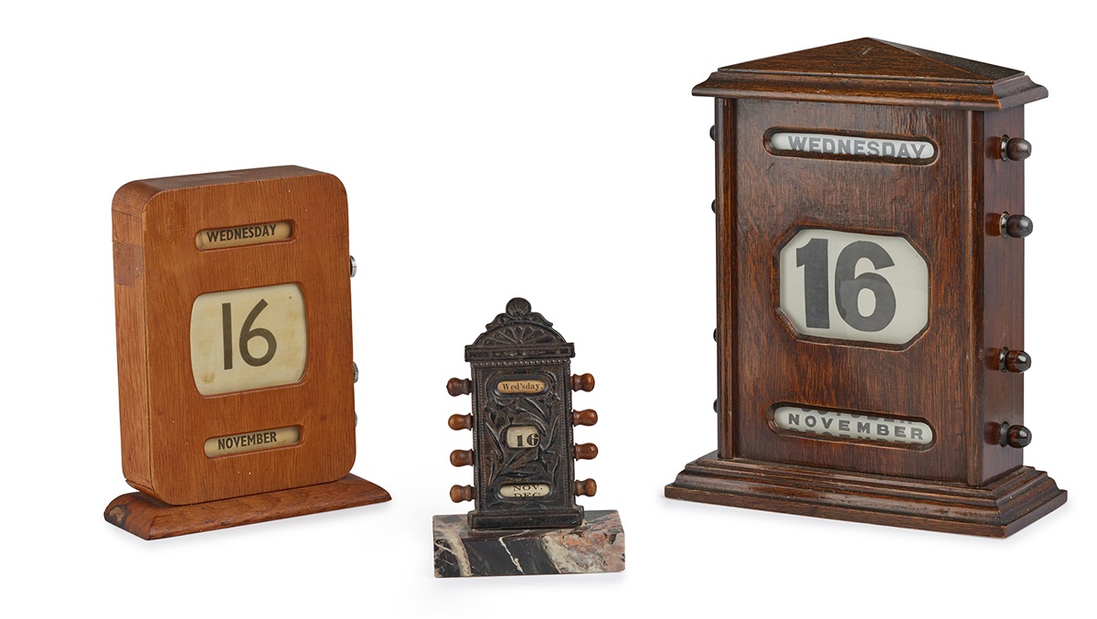 LOT 496 | GROUP OF FOUR SMALL PERPETUAL CALENDARS LATE 19TH/ EARLY 20TH CENTURY | £250 - £350 + fees