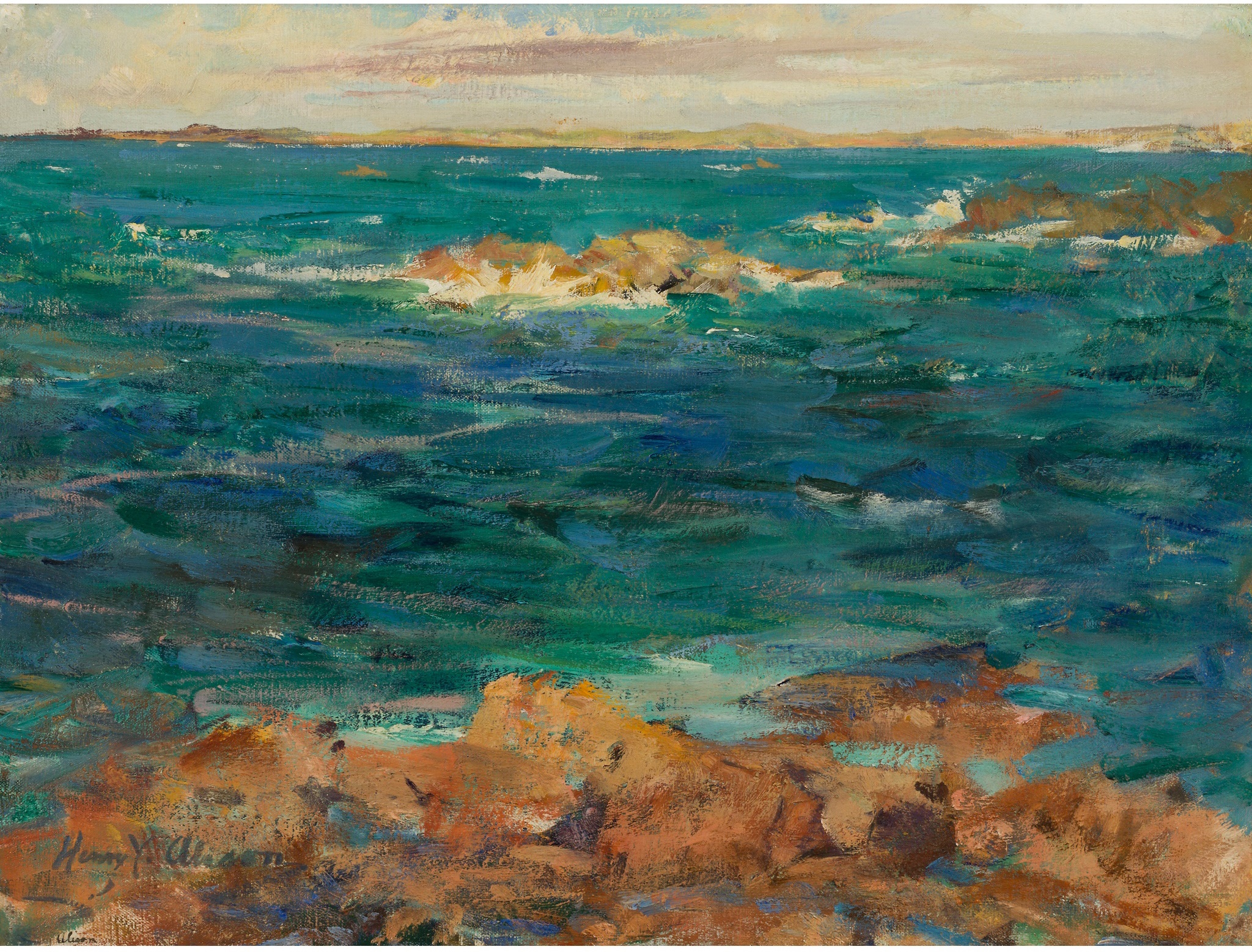 LOT 39 | § HENRY YOUNG ALISON (SCOTTISH 1889-1972) | SEASCAPE | £300 - £500 + fees