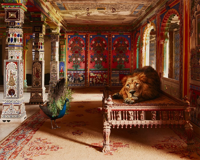 LOT 183 | § KAREN KNORR (AMERICAN/BRITISH 1954-) THE LOVESICK PRINCE, AAM KHAS, JUNHA MAHAL, DUNGARPUR PALACE (SMALL), FROM INDIA SONG - 2013/2018 | £5,000 - £8,000 + fees