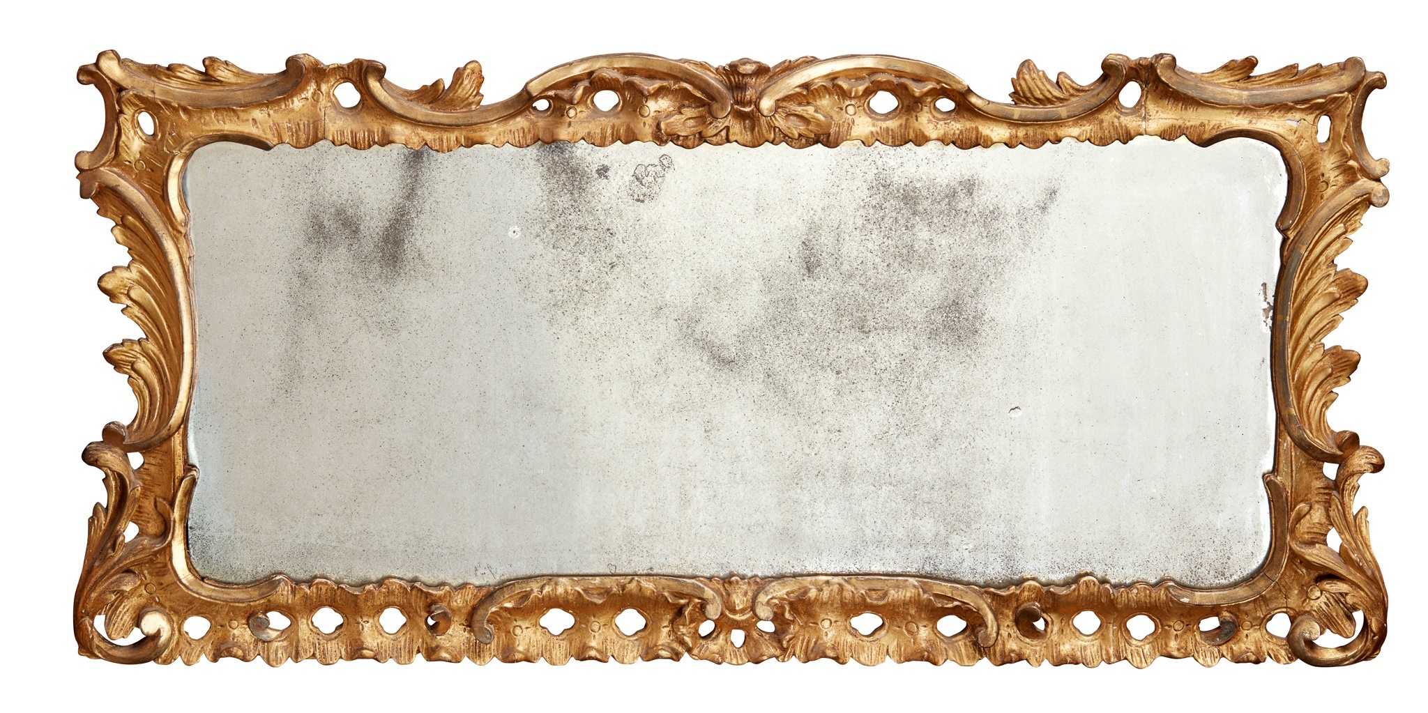 LOT 39 | EARLY GEORGIAN GILTWOOD AND GESSO MANTEL MIRROR | EARLY 18TH CENTURY | £800 - £1,200 + fees