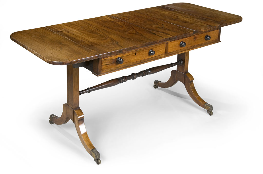 Lot 521 - A George IV rosewood sofa table, circa 1825