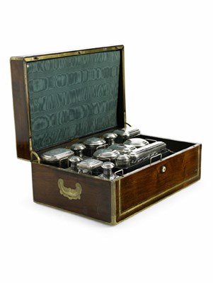 Lot 5 - A continental travelling dressing set