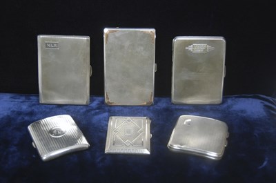 Lot 40 - A collection of cigarette cases