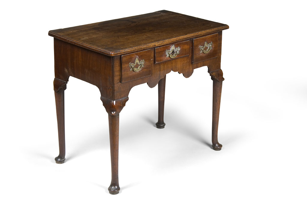 Lot 615 - A George II mahogany side table, circa 1740...