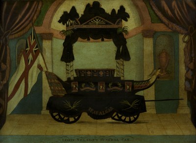 Lot 251 - Lord Nelsons funeral car. London: J. Hinton,...