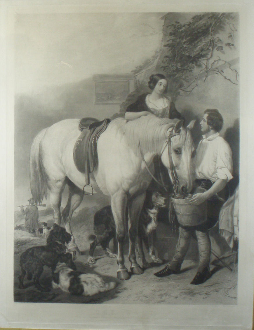 Lot 107 - An engraving by H.T. Ryall, titled 'The Halt'
