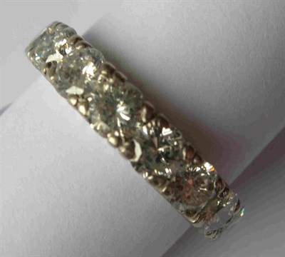 Lot 173 - A diamond set full-eternity ring
