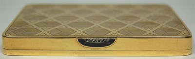 Lot 54 - A French gold cigarette case