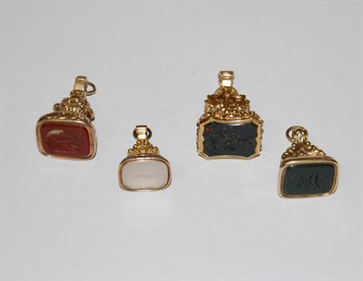 Lot 212 - A small group of watch fobs