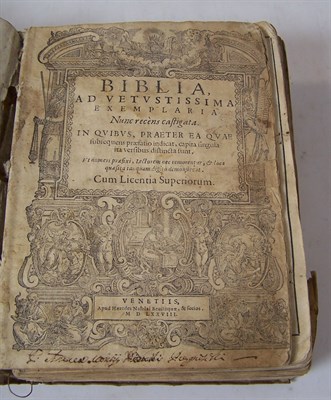 Lot 52 - Bible, Latin--Venice