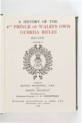 Lot 69 - 4th Gurkha Rifles - Macdonnell, Ranald & Macaulay, Marcus