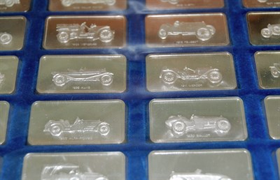Lot 138 - A cased set of silver ingots