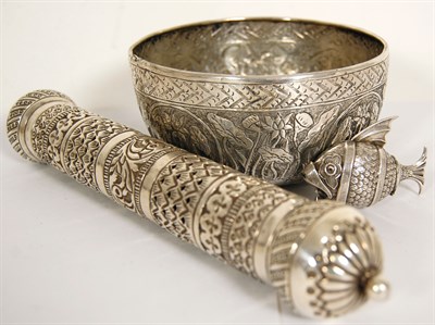 Lot 171 - A collection of Eastern silver