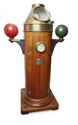 Lot 4 - SHIP’S BINNACLE “SESTREL” BY HENRY BROWNE AND...