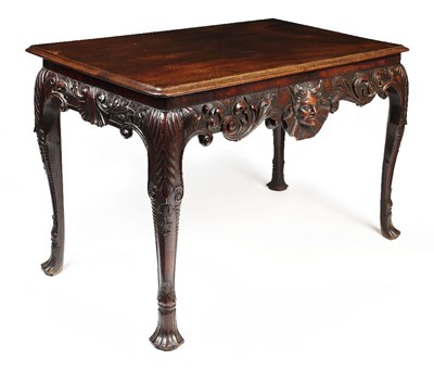 Lot 456 - IRISH GEORGE II MAHOGANY SIDE TABLE