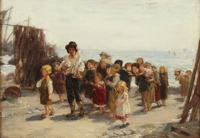 Lot 70 - WILLIAM MCTAGGART R.S.A., R.S.W (SCOTTISH 1835-1910)