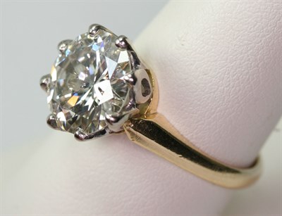 Lot 63 - A large diamond single-stone ring