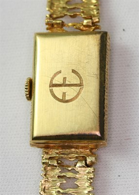 Lot 119 - A mid-20th century lady's gold wrist watch