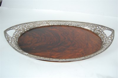 Lot 292 - A continental butler's tray