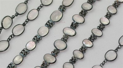 Lot 186 - A collection of moonstone set jewellery