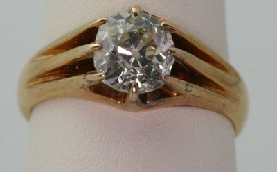 Lot 57 - A diamond single-stone ring
