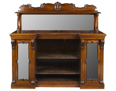 Lot 157 - EARLY VICTORIAN ROSEWOOD CHIFFONIER