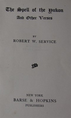 Lot 62 - Service, Robert W.