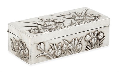 Lot 151 - CHINESE EXPORT SILVER BOX