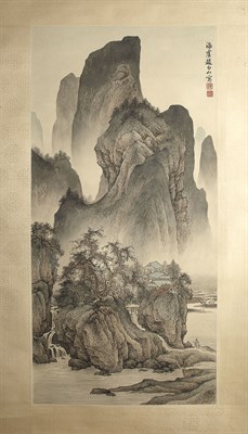 Lot 196 - CHINESE HANGING SCROLL