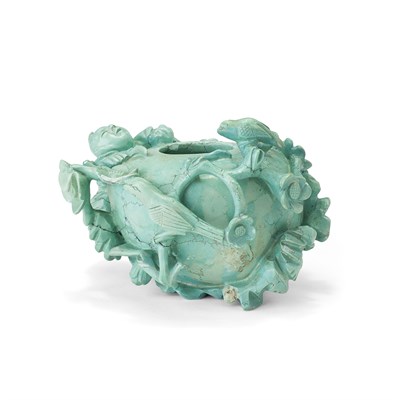 Lot 208 - CHINESE TURQUOISE WATER POT
