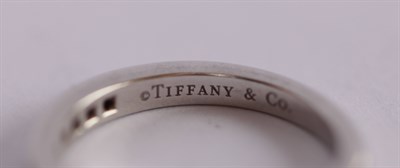 Lot 296 - TIFFANY - Two diamond and platinum set rings