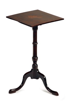 Lot 111 - INLAID MAHOGANY OCCASIONAL TABLE