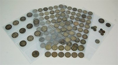 Lot 514 - A collection of pre 1947 crowns and halfcrowns