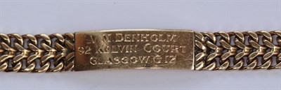 Lot 133 - Two 9ct gold identity bracelets