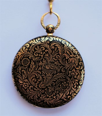 Lot 72 - A late 19th Century enamel chatelaine