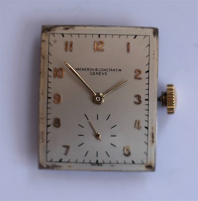 Lot 131 - VACHERON & CONSTANTIN - A gentleman's 18ct gold wristwatch