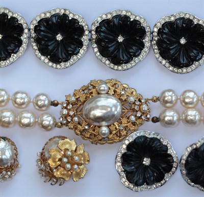 Lot 370 - MIRIAM HASKELL - A collection of costume jewellery