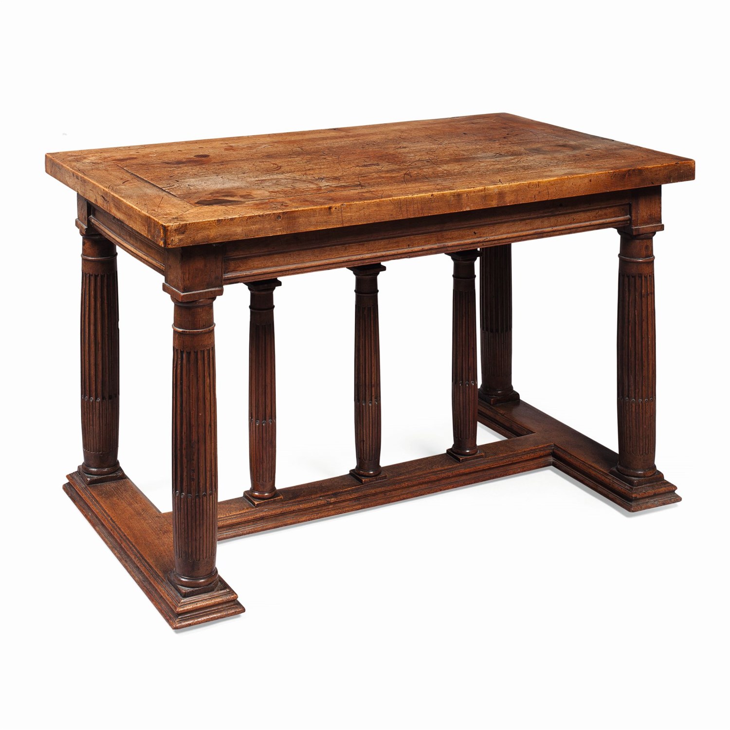 Lot 100 - FRENCH WALNUT SIDE TABLE