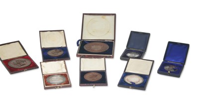 Lot 134 - COLLECTION OF CASED PRESENTATION MEDALLIONS