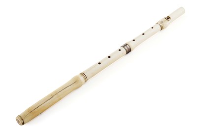Lot 48 - Prince Charles Edward Stuart's, ivory and silver mounted baroque flute