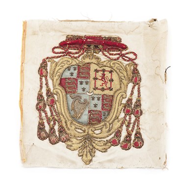 Lot 69 - Embroidered panel from Henry Benedict, Cardinal Duke of York livery