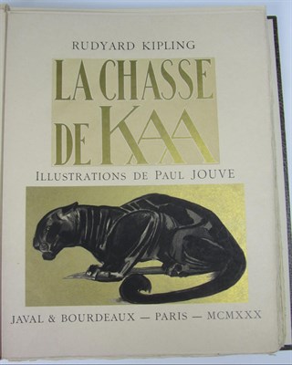 Lot 74 - Kipling, Rudyard - Jouve, Paul, highly illustrated