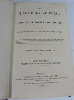 Lot 171 - The Quarterly Journal of the Geological Society of London