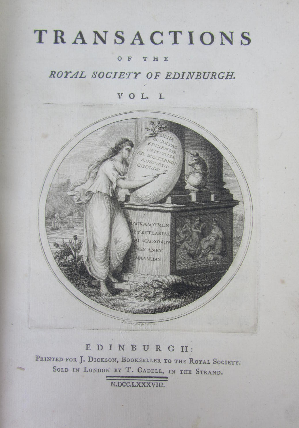 Lot 177 - Transactions of the Royal Society of Edinburgh - Hutton, James ALL IN MODERN CLOTH
